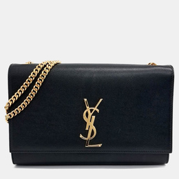 Saint Laurent Paris: Чёрная сумка  Monogram