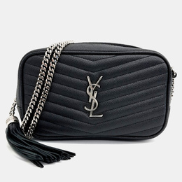 Saint Laurent Paris: Чёрная сумка  Lou