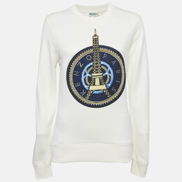 Kenzo: Белый свитшот 
