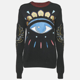 Kenzo: Чёрный свитер  Eye
