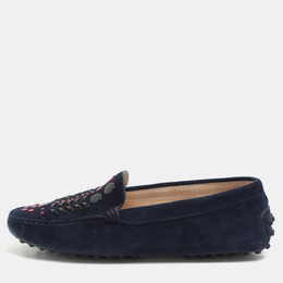 Tod's: Синие лоферы 