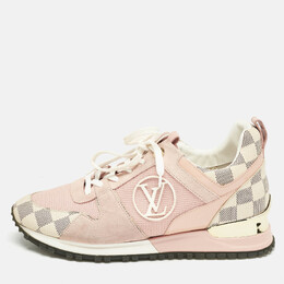Louis Vuitton: Розовые кроссовки 