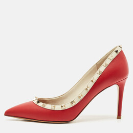 Valentino: Красные туфли  Rockstud