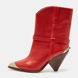 Isabel Marant: Красные ботинки  Lamsy
