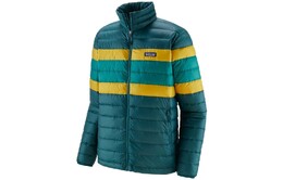 Patagonia: Голубой пуховик 