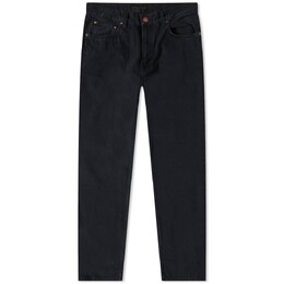 Nudie Jeans: Чёрные джинсы  Gritty Jackson