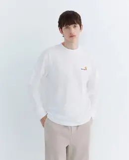 Carhartt WIP: Белая футболка 