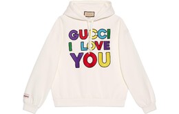Gucci: Белая толстовка 