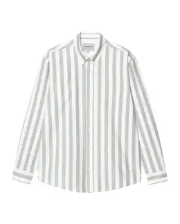 Carhartt WIP: Зелёная рубашка 