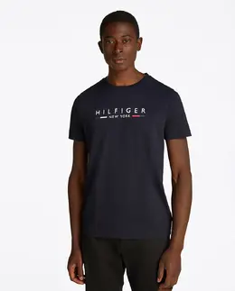Tommy Hilfiger: Тёмная футболка 