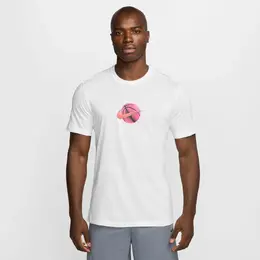 Nike: Белая футболка  Dri FIT