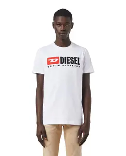 Diesel: Белая футболка 