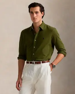 Polo Ralph Lauren: Зелёная рубашка 