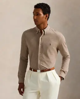 Polo Ralph Lauren: Коричневая рубашка 