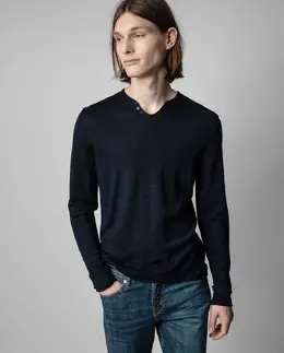 Zadig & Voltaire: Синяя футболка  Monastir
