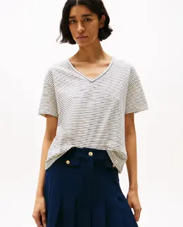 Tommy Hilfiger: Льняная футболка 