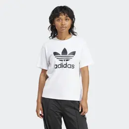 Adidas: Белая футболка  Originals