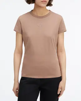 Calvin Klein: Атласная футболка 