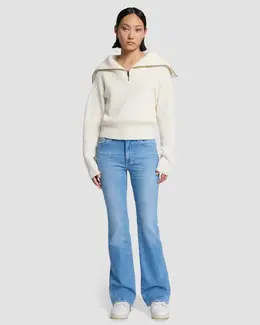 7 For All Mankind: Расклешённые джинсы 