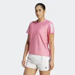 Adidas: Розовая футболка 