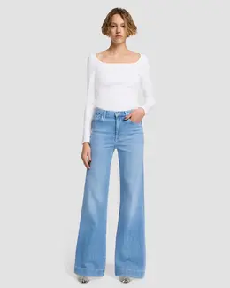 7 For All Mankind: Расклешённые джинсы 