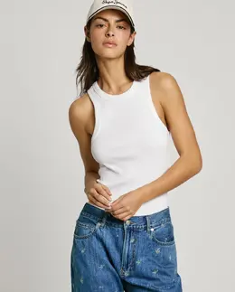 Pepe Jeans: Топ без рукава 