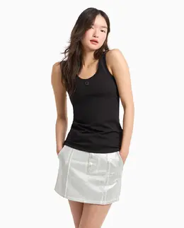 Armani Exchange: Чёрный топ 