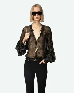 Zadig & Voltaire: Рубашка с принтом 