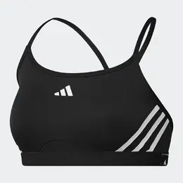 Adidas: Чёрный бюстгальтер  Training