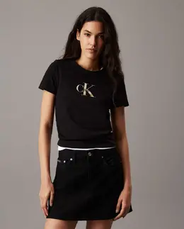 Calvin Klein Jeans: Чёрная футболка 