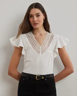 Lauren Ralph Lauren: Хлопковый топ 
