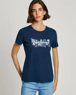 Pepe Jeans: Тёмная футболка 