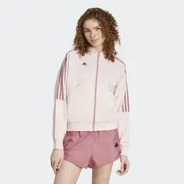 Adidas: Розовая куртка  Tiro