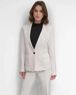 DKNY: Жакет без воротника 
