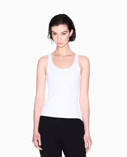 Armani Exchange: Белый топ 