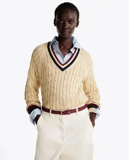 Tommy Hilfiger: Свитер с косами 