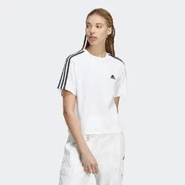 Adidas: Белая футболка  Essentials