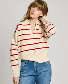 Pepe Jeans: Свитер с воротником 