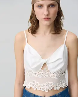 Claudie Pierlot: Топ с вышивкой 