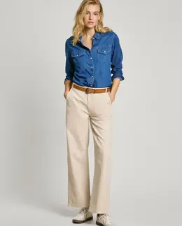 Pepe Jeans: Расклешённые брюки 