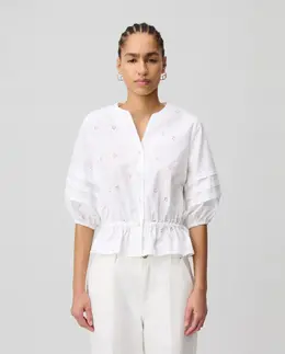 Claudie Pierlot: Рубашка с вышивкой 