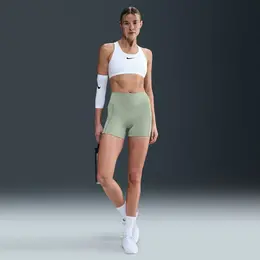 Nike: Зелёные легинсы 