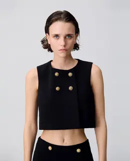 Claudie Pierlot: Чёрный топ 