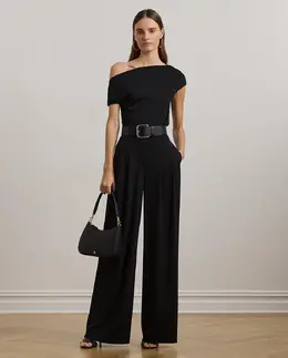Lauren Ralph Lauren: Чёрные брюки 
