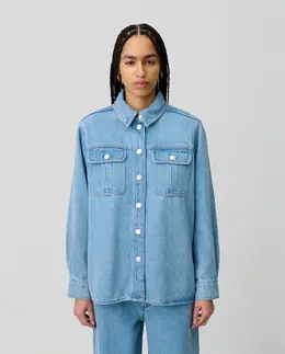 Claudie Pierlot: Джинсовая рубашка 