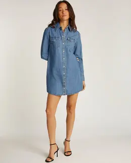 Tommy Jeans: Джинсовое платье 