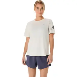 Asics: Бежевая футболка 