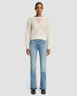 7 For All Mankind: Расклешённые джинсы 