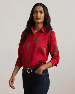 Lauren Ralph Lauren: Рубашка с принтом 