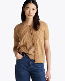 Tommy Hilfiger: Коричневый кардиган 